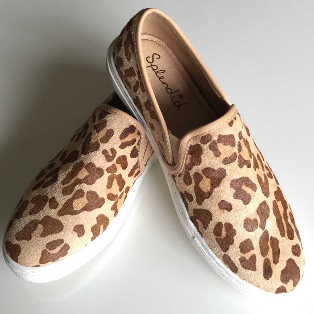 NWB Splendid PONY HAIR Slip On Sneaker Shoes